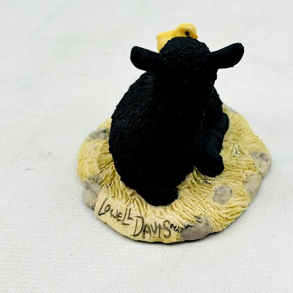 Little Black Lamb Lowell Davis Schmid RFD America Figurine 225297 Chick Box - Picture 5 of 9